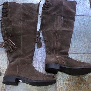 NWOT Torrid Brown Over the Knee Boots Wide 13 w